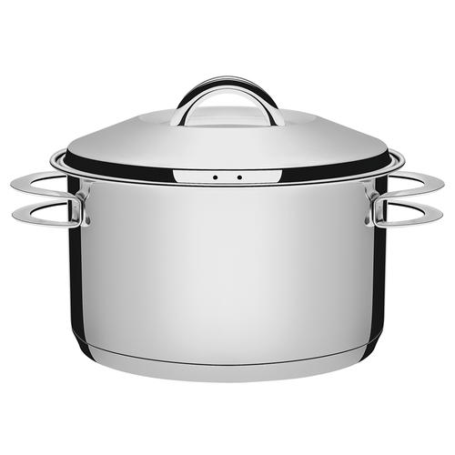 Caçarola Funda Tramontina Solar 24cm, 6,1 Litros, Inox, Fundo Triplo - 62504/240