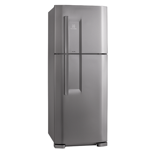 Geladeira / Refrigerador Electrolux Duplex, Cycle Defrost, com Amplo Gavetão com Controle de Umidade, 475L, Inox - DC51X 220V