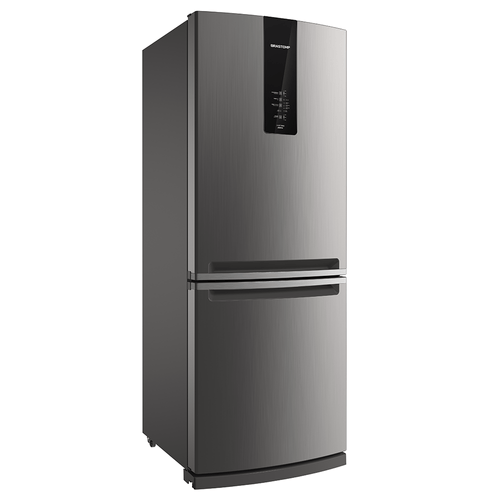 Geladeira / Refrigerador Brastemp Inverse, Duplex, Frost Free, com Turbo Ice, 443L, Platinum - BRE57AK 110V