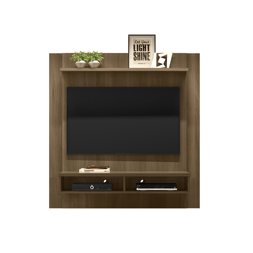 Painel para TV Linea Brasil Capri até 42" Avelã ou Avelã / Off White - Produto Flex Color