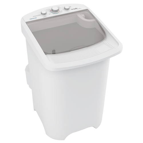 Lavadora de Roupas Mueller Supertank com Aquatec 8Kg, Semiautomática, 5 Programas de Lavagem, Branca - 220V
