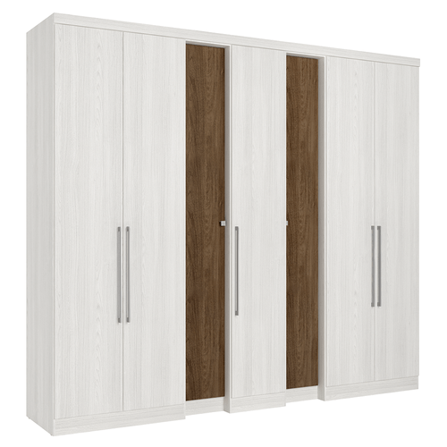 Guarda - Roupa / Roupeiro THB Selecto Plus, 7 Portas, 4 Gavetas, Teka Sensitive / Carvalho Sensitive - 4872