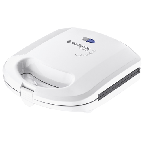 Mini Grill e Sanduicheira Cadence Easy Meal II, 750W, Branca - SAN252 220V