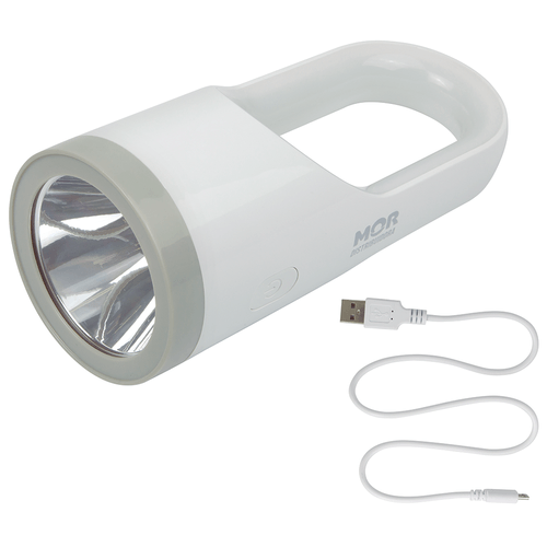 Lanterna Mor Recarregável, 160 Lumens Branca - 9187