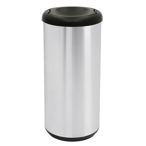 Lixeira Basculante Tramontina Cápsula Selecta Plus 40 Litros, em Aço Inox, com Acabamento Scotch Brite - 94539/200