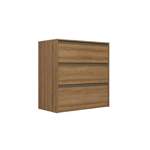 Cômoda THB Decore, 3 Gavetas, Almendra - 5506