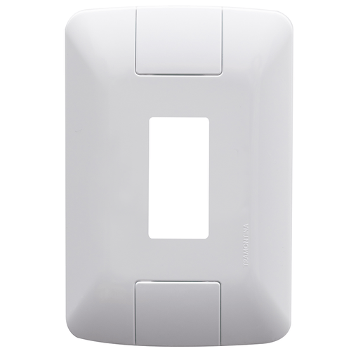 Placa 1 Posto Vertical Tramontina Aria 4x2 Branca - 57203/003