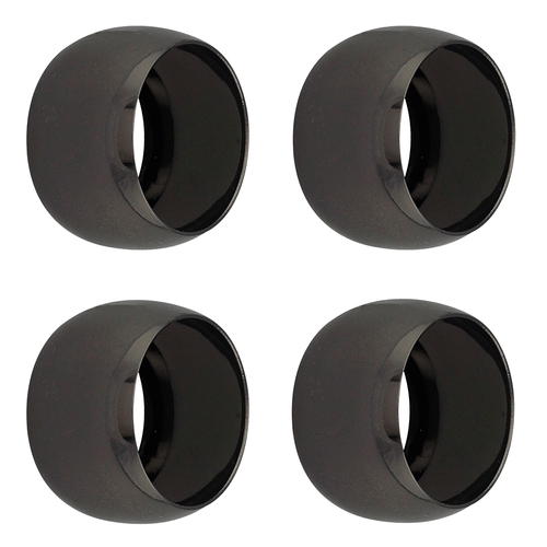 Conjunto de Argolas para Guardanapo Lyor Alliance 4 Peças Preto - 7856