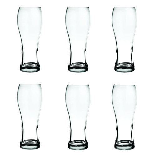 Conjunto de Copos para Cerveja Nadir Joinville 300ml, Vidro, 6 Peças - 7741