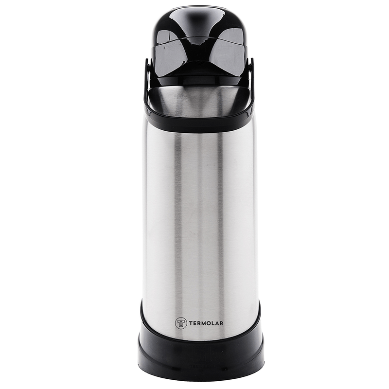 GARRAFA TÉRMICA INOX 1L PRESSÃO TERMOLAR