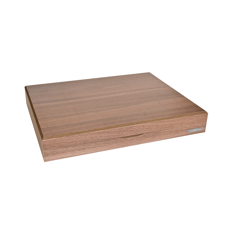 Conjunto de Garfos de Mesa Lyor 6 Peças, em Aço Inox Dourado com Cabo  Plástico Bambu - 1794 - Lojas Afubra