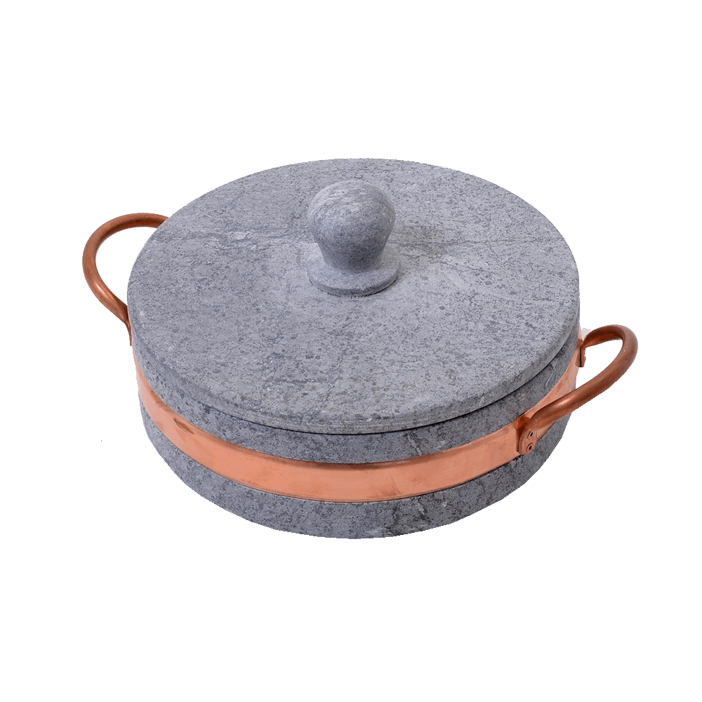 Brazilian Soapstone Stew Pot, Panela de Pedre