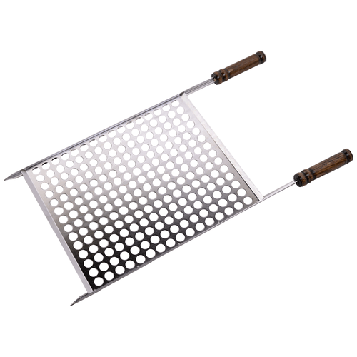 Grelha Moeda Grilazer Inox, 40x50cm - GR147