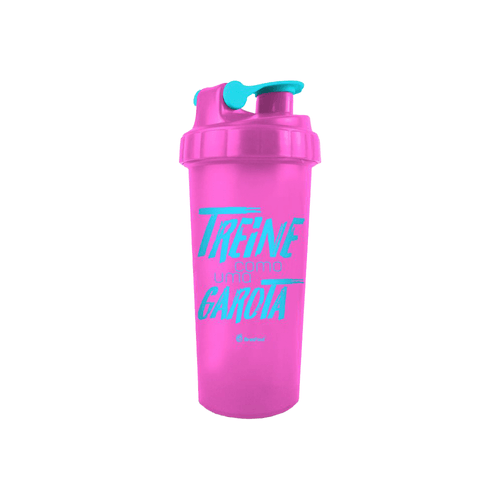 Garrafa Plástica Brasfoot Treine Como Uma Garota 600ml Rosa - 10274
