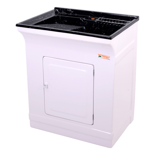 Tanque de Fibra Fiberblu Fibertanque Elegance 40 Litros Granitado Preto - 74
