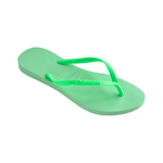 Ofertas de Chinelo Feminino Havaianas Slim Harmony n° 35/36, bege palha e  verde jardim