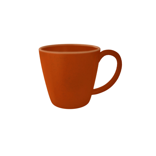 Caneca Yoi Corona Imperial 300ml, Cerâmica, Terracota - 810300405