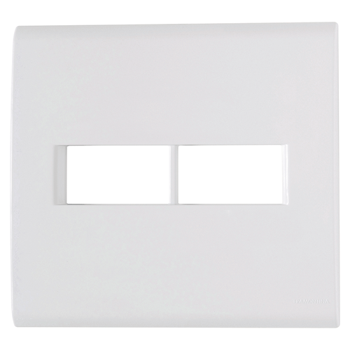 Placa 2 Postos Tramontina Liz 4x4 Branca - 57106/023
