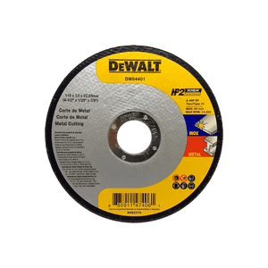 Disco de Corte e Desbaste Dewalt HP 2 para Metal e Inox 4 1/2" x 1mm - DW84401