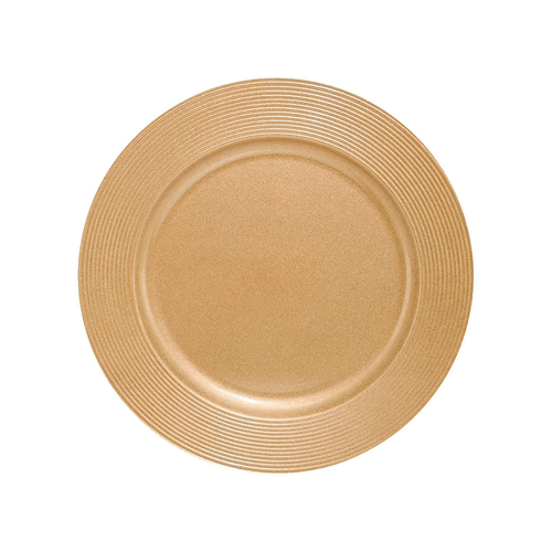 Sousplat Mimo Disco 33cm Dourado - 4504