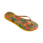 Chinelo Havaianas Slim Tropical Mostarda 35/36 - Lojas Afubra