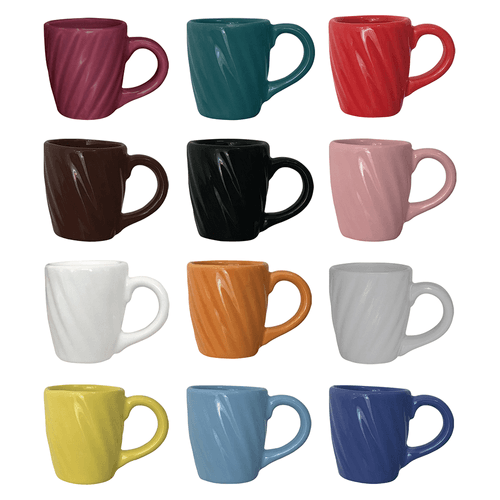 Caneca Cerâmica Regina Gole Espanha Colors 70ml, Sortida - 355