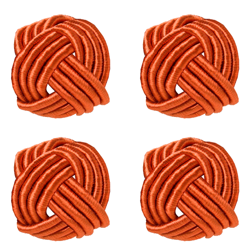 Conjunto de Argolas para Guardanapo Copa&Cia Traccia 4 Peças Camurça - 200891