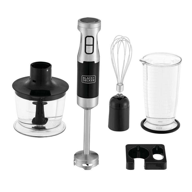 Mixer Black + Decker Fusion Mix 3 em 1, 600W, 2 Velocidades, Preto - MK600  220V - Lojas Afubra