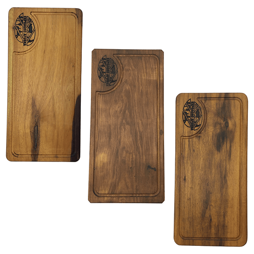 Tábua Retangular de Madeira para Cortar e Servir MH IND.50cm x 25cm - Expoagro