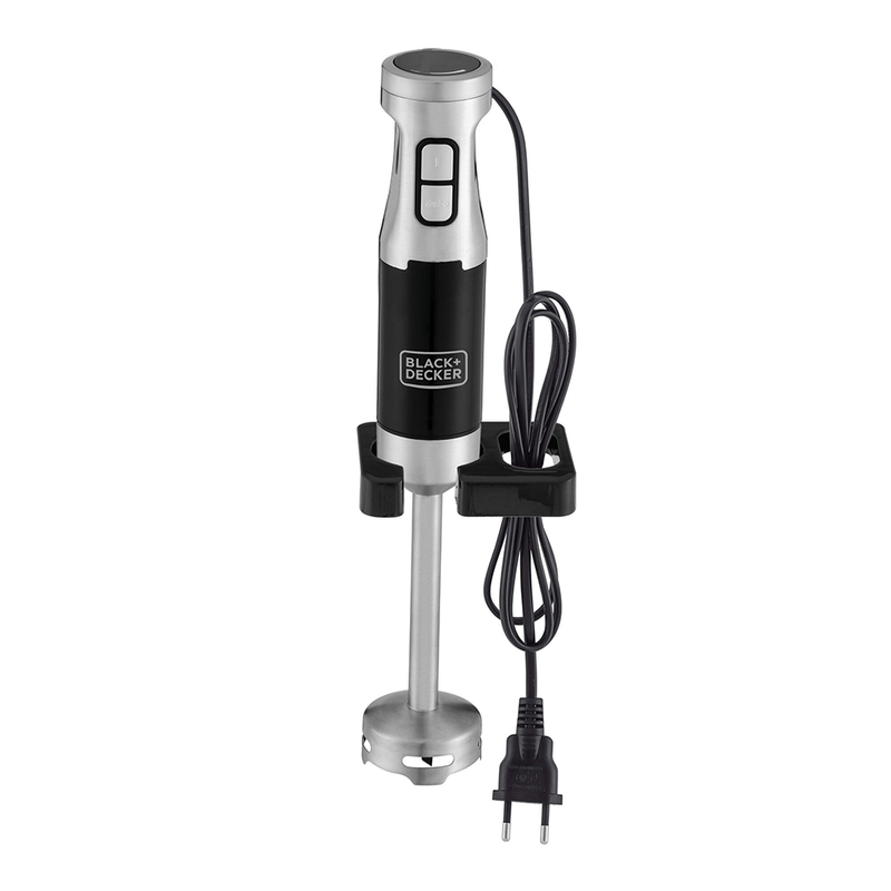 Mixer Black + Decker Fusion Mix 3 em 1, 600W, 2 Velocidades, Preto