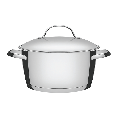 Caçarola Tramontina Allegra 18cm, 2,2 Litros, em Aço Inox, com Fundo Triplo - 62654/181