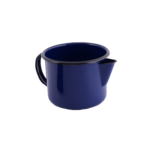 Caneca Ewel Esmaltada com Bico 1L, Aço, Azul - 017/005