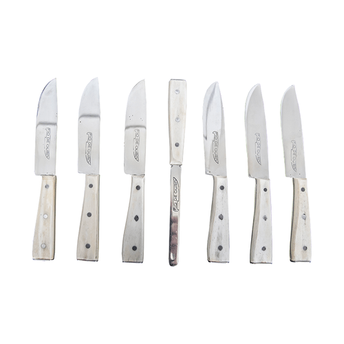 Conjunto de Facas para Churrasco 7 Peças da Cromunfe Aço Inox - 035