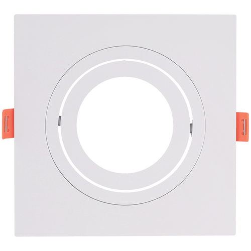 Spot de Embutir Quadrado Cristallux para Lâmpada MR16/GU10, Branco - 206664