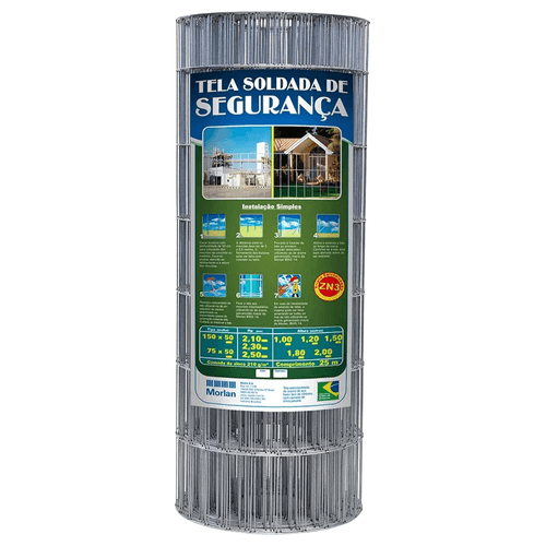 Rolo Tela Soldada Segurança Morlan - 25 Metros