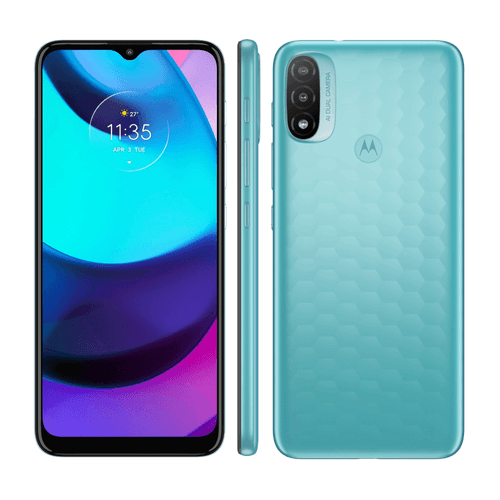 Smartphone Motorola Moto E20 32GB Azul com Tela de 6,5" e Câmera Dupla de 13MP