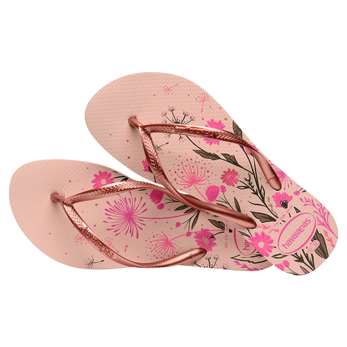 Chinelo Havaianas Slim Organic Rosa Balet / Dourado 35/36