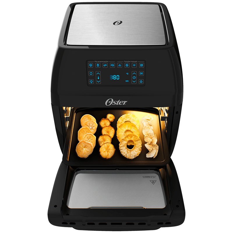 Fritadeira Oven Fryer Sem Óleo Oster Black, 12L, 1800W, Preta - OFRT780 ...