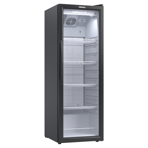 Expositora de Bebidas Venax VV200 200L, Preto Fosco - 220V
