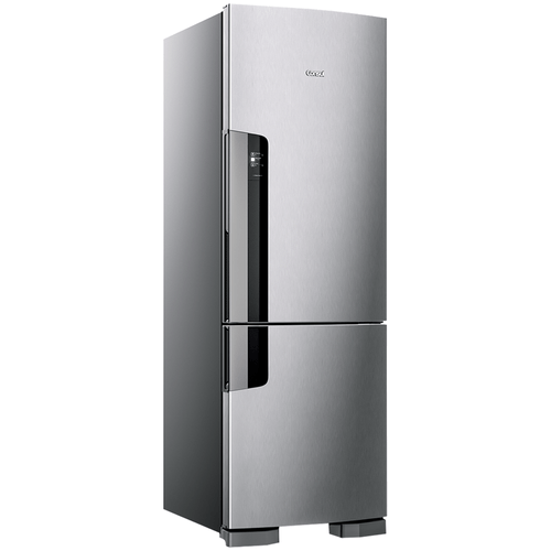 Geladeira / Refrigerador Consul Inverse, Duplex, Frost Free, com Turbo Freezer, 397L, Evox - CRE44AK 220V