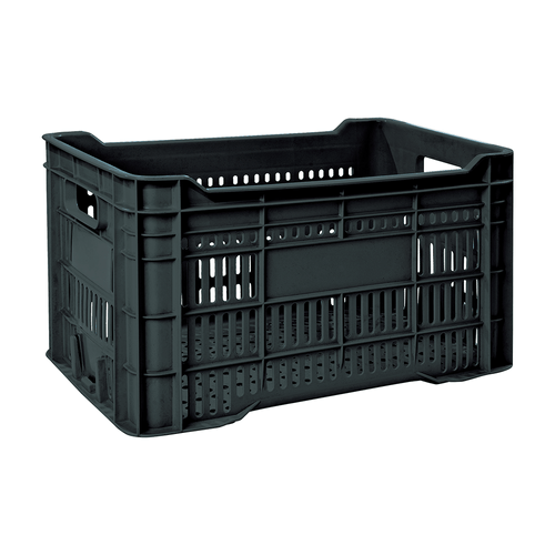 Caixa Organizadora Arqplast Vazada 56cm x 36cm x 31,5cm, Preto - CX52PT