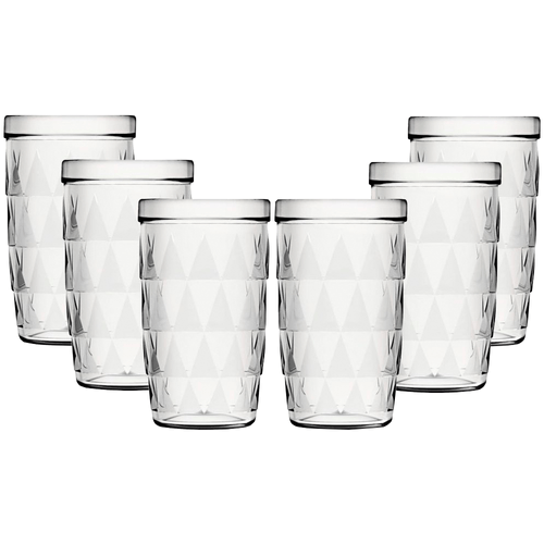 Conjunto De Copos Multiuso Zumba Sm 270ml, Vidro, 6 Peças - 1360.15