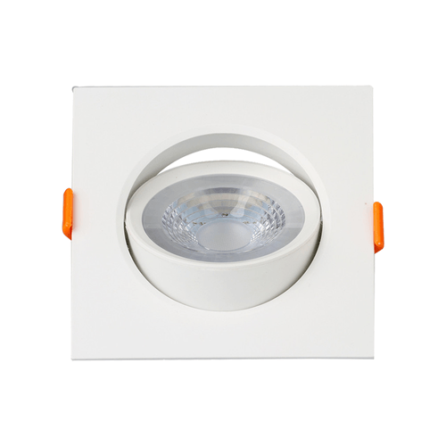 Spot LED de Embutir Quadrado Cristallux 10W Luz Fria 6500K - 202284 Bivolt
