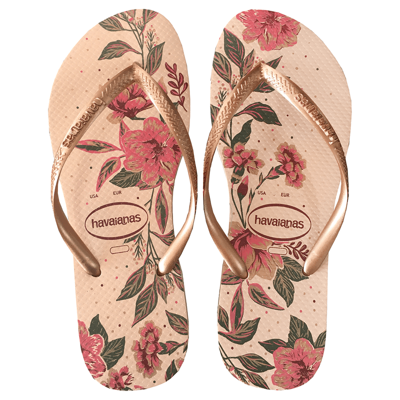 Chinelo Havaianas Slim Organic 2022 Rosa Balet 39/40 - Lojas