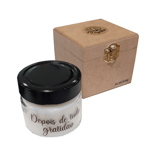 Vela Aromática de Cera de Coco Magnólia 140g, Alecrim