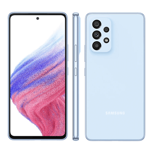 Smartphone Samsung Galaxy A53 5G 128GB Azul com Tela de 6,5" e Câmera Quádrupla de 64MP