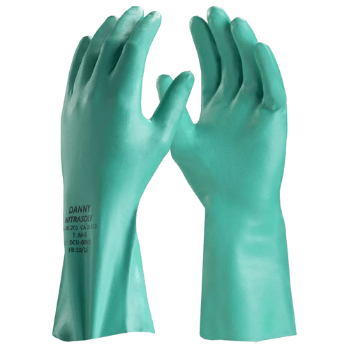 Luva com Forro Danny Tamanho G/9, Nitrasolv Verde - DA-36.201