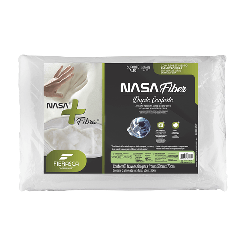 Travesseiro Fibrasca Nasa Fiber 50x70cm - 4481