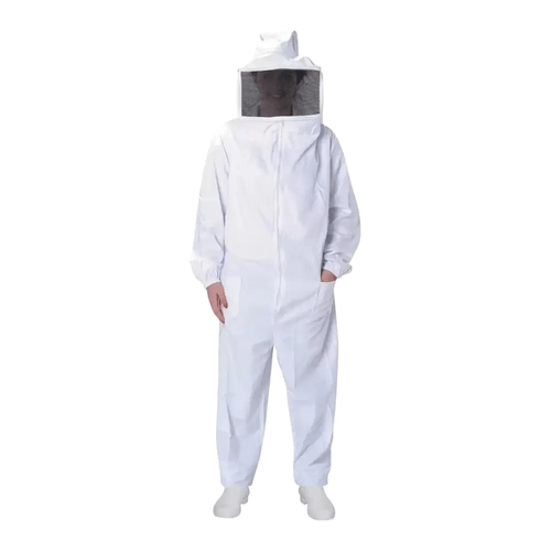 Macacão para Apicultura Madevet com Máscara e Tela para Ventilação, Nylon Tamanho G - 22527