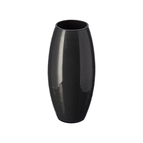 Vaso Decorativo Vitazza Romeu 50cm x 23cm, Preto, Vidro - 71860B